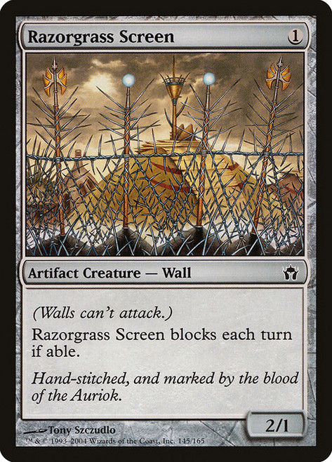 Razorgrass Screen (5DN) (Foil) (#145)