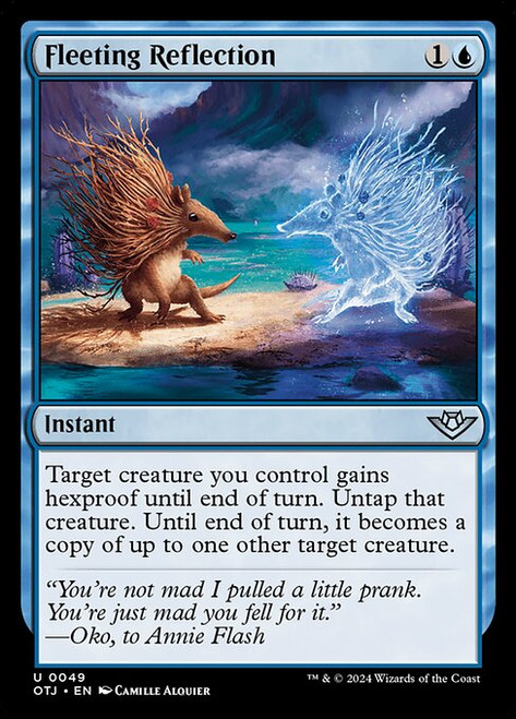 Fleeting Reflection (OTJ) (Foil) (#49)
