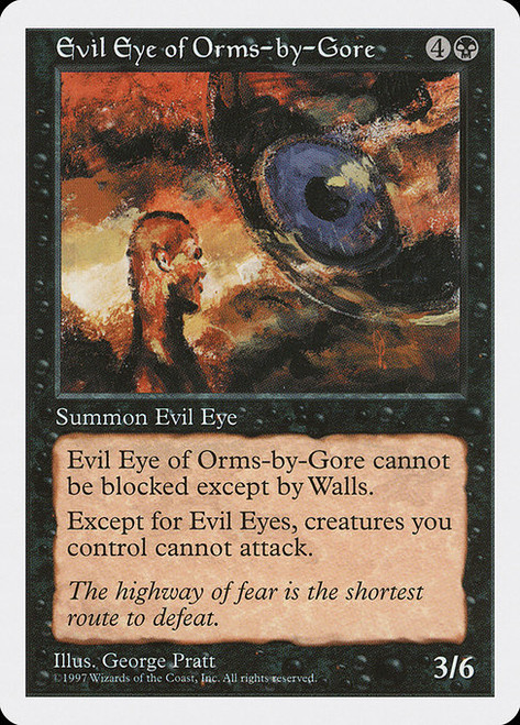 Evil Eye of Orms-by-Gore (5ED) (#159)