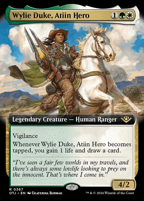 Wylie Duke, Atiin Hero (OTJ) (Extended Art) (#367)