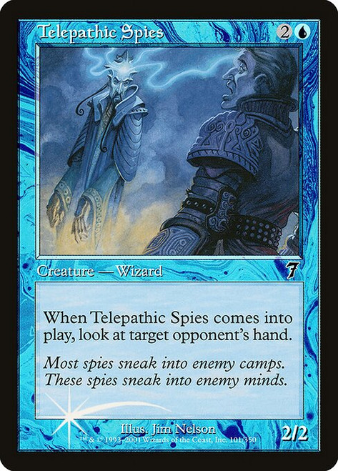 Telepathic Spies (7ED) (Foil) (#101★)