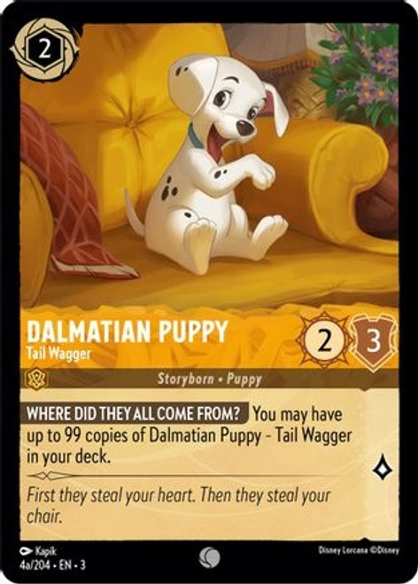 Dalmatian Puppy - Tail Wagger (4a/204) (3) (Cold Foil) (#4a/204)
