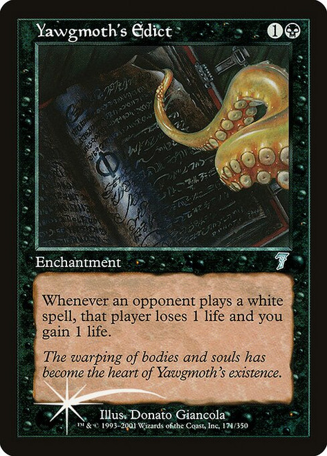 Yawgmoth's Edict (7ED) (Foil) (#171★)