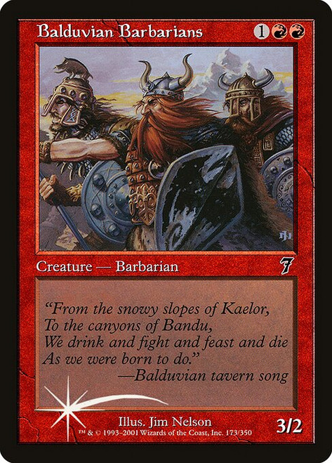 Balduvian Barbarians (7ED) (Foil) (#173★)