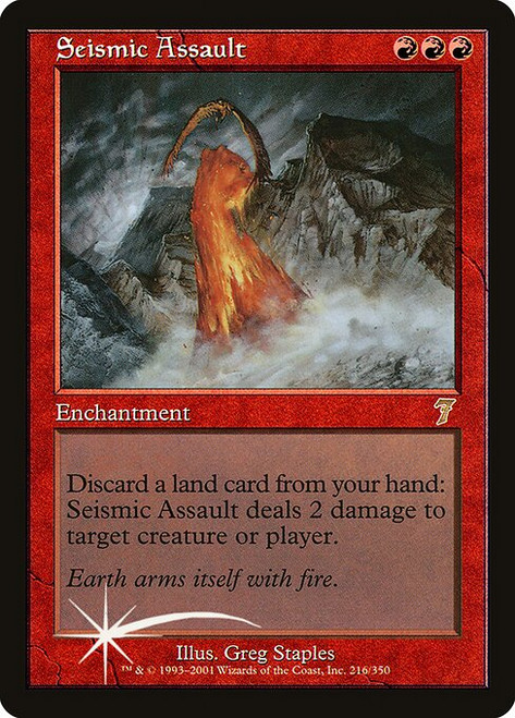 Seismic Assault (7ED) (Foil) (#216★)