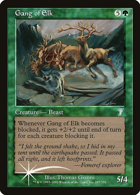 Gang of Elk (7ED) (Foil) (#247★)