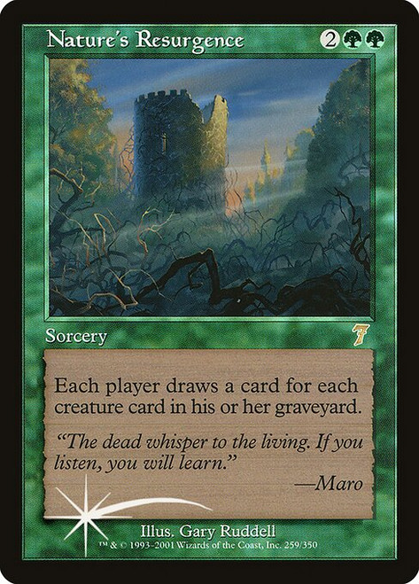 Nature's Resurgence (7ED) (Foil) (#259★)