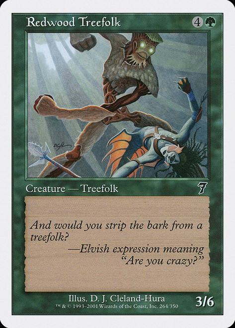 Redwood Treefolk (7ED) (#264)