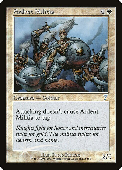 Ardent Militia (7ED) (Foil) (#2★)