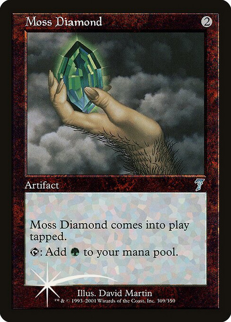 Moss Diamond (7ED) (Foil) (#309★)