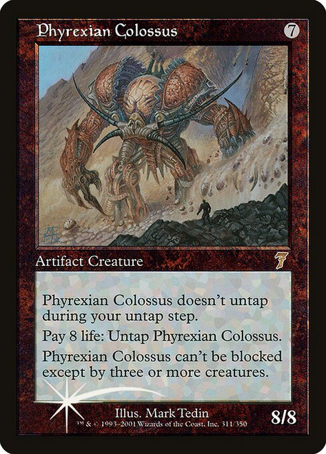 Phyrexian Colossus (7ED) (Foil) (#311★)