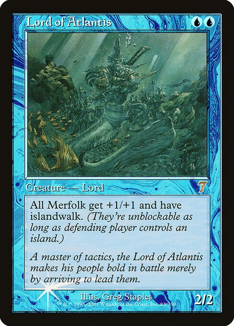 Lord of Atlantis (7ED) (Foil) (#83★)