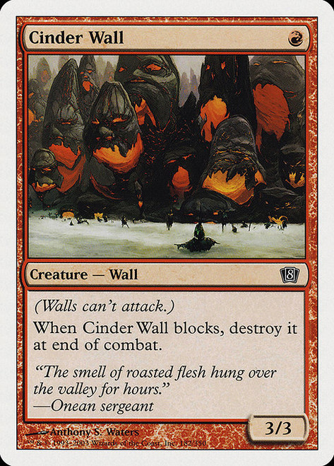 Cinder Wall (8ED) (#182)