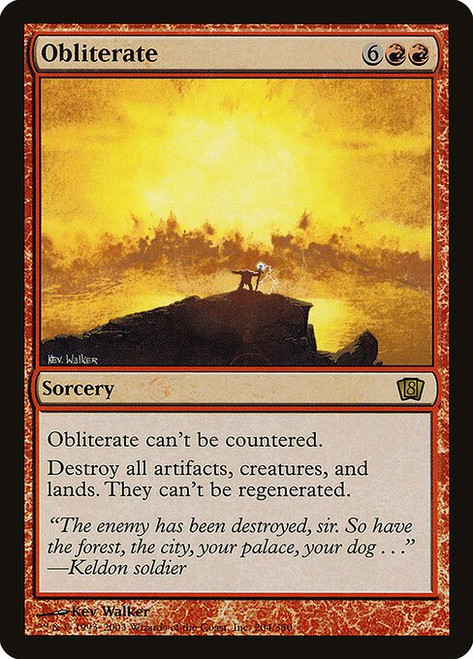 Obliterate (8ED) (Foil) (#204★)