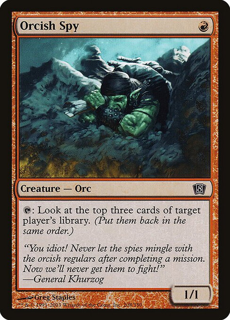 Orcish Spy (8ED) (Foil) (#208★)