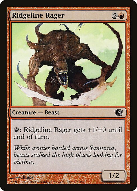 Ridgeline Rager (8ED) (Foil) (#215★)