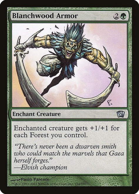 Blanchwood Armor (8ED) (Foil) (#234★)