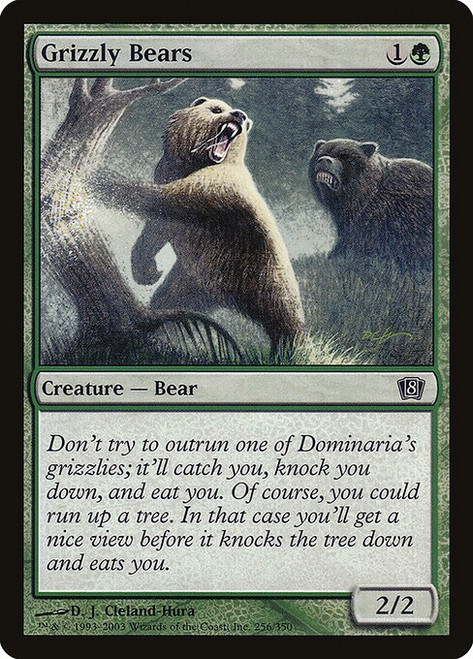 Grizzly Bears (8ED) (Foil) (#256★)
