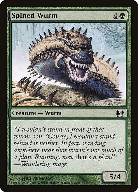 Spined Wurm (8ED) (Foil) (#279★)