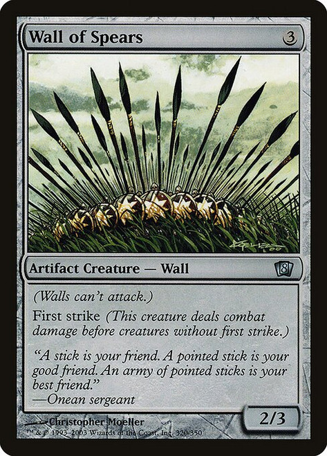 Wall of Spears (8ED) (Foil) (#320★)