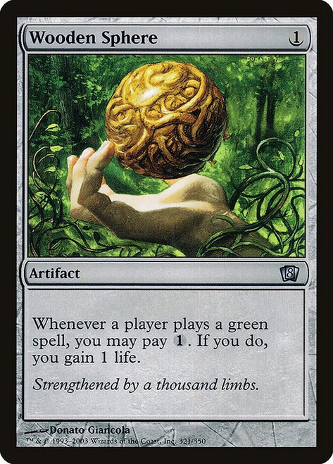 Wooden Sphere (8ED) (Foil) (#321★)