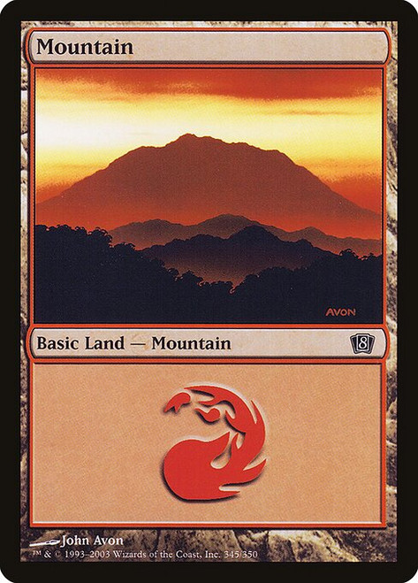 Mountain (8ED) (Foil) (#345★)