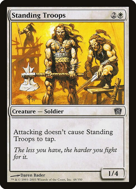 Standing Troops (8ED) (Foil) (#48★)