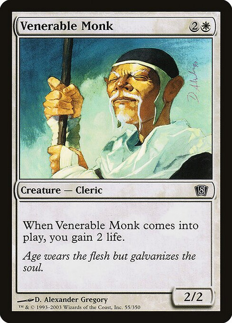 Venerable Monk (8ED) (Foil) (#55★)
