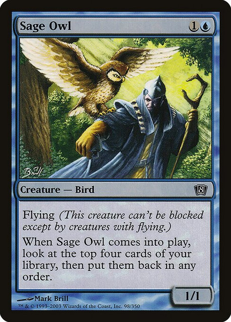 Sage Owl (8ED) (Foil) (#98★)