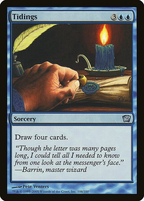 Tidings (9ED) (Foil) (#106★)