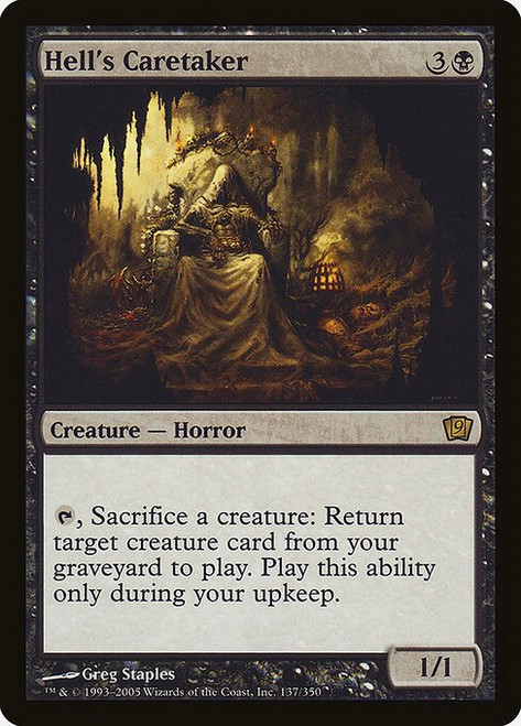 Hell's Caretaker (9ED) (Foil) (#137★)