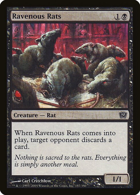 Ravenous Rats (9ED) (Foil) (#157★)