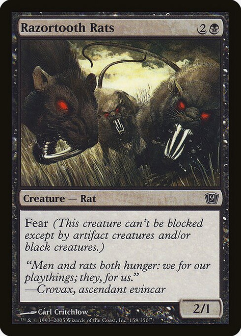 Razortooth Rats (9ED) (Foil) (#158★)