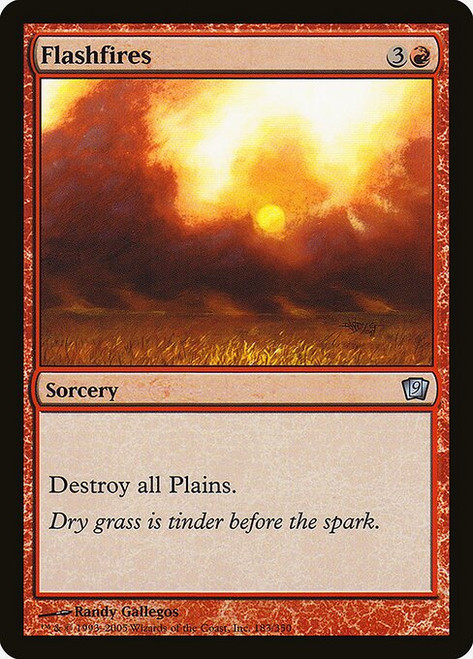 Flashfires (9ED) (Foil) (#183★)