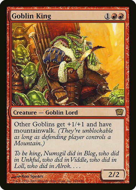 Goblin King (9ED) (Foil) (#192★)