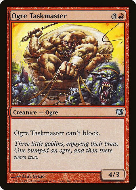 Ogre Taskmaster (9ED) (Foil) (#205★)
