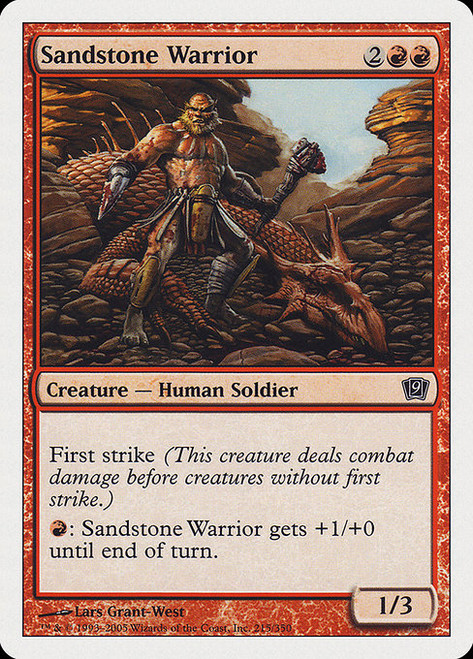Sandstone Warrior (9ED) (#215)
