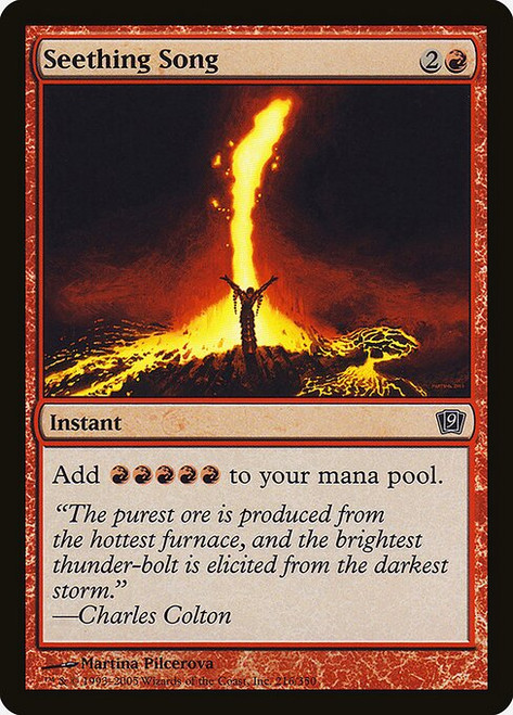 Seething Song (9ED) (Foil) (#216★)
