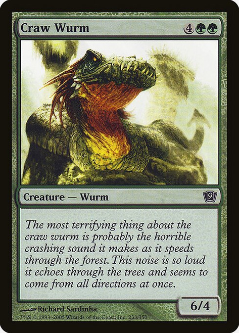 Craw Wurm (9ED) (Foil) (#233★)