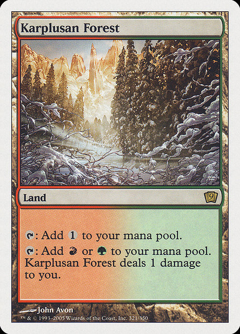 Karplusan Forest (9ED) (#321)