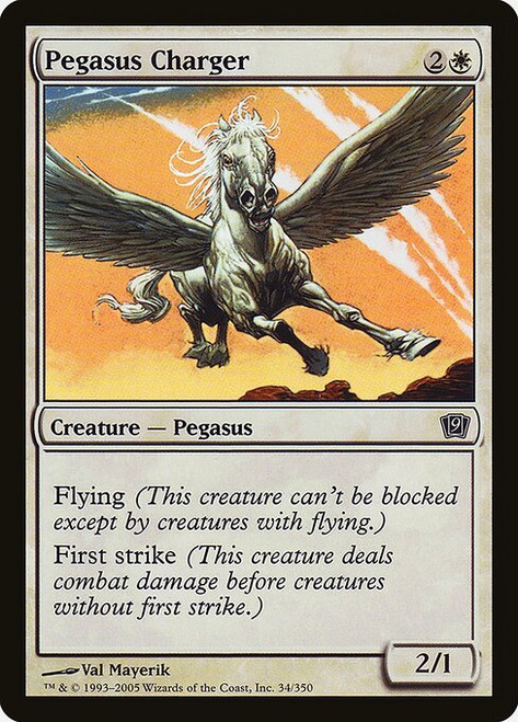Pegasus Charger (9ED) (Foil) (#34★)