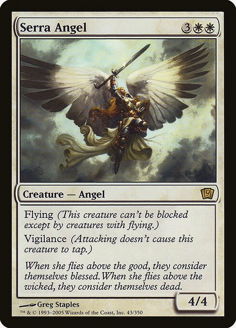 Serra Angel (9ED) (Foil) (#43★)