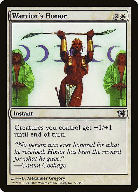 Warrior's Honor (9ED) (Foil) (#53★)
