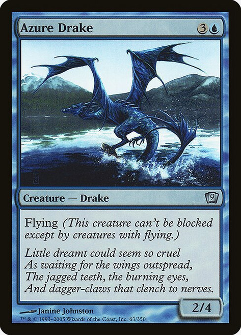 Azure Drake (9ED) (Foil) (#63★)