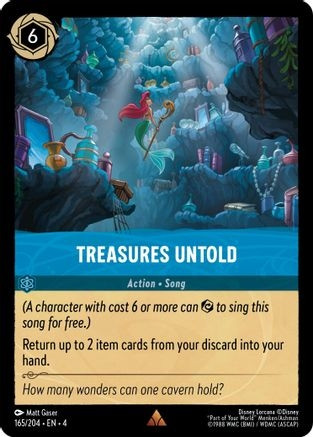 Treasures Untold (4) (Cold Foil) (#165/204)
