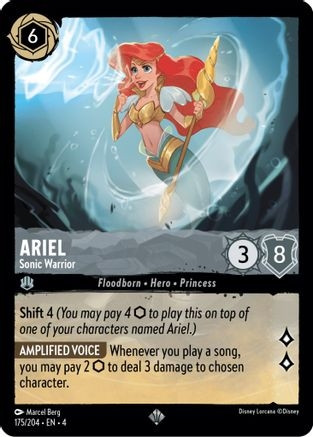 Ariel - Sonic Warrior (4) (Cold Foil) (#175/204)