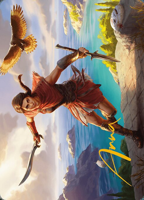 Kassandra, Eagle Bearer // Kassandra, Eagle Bearer (AACR) (Foil) (Borderless) (#6)
