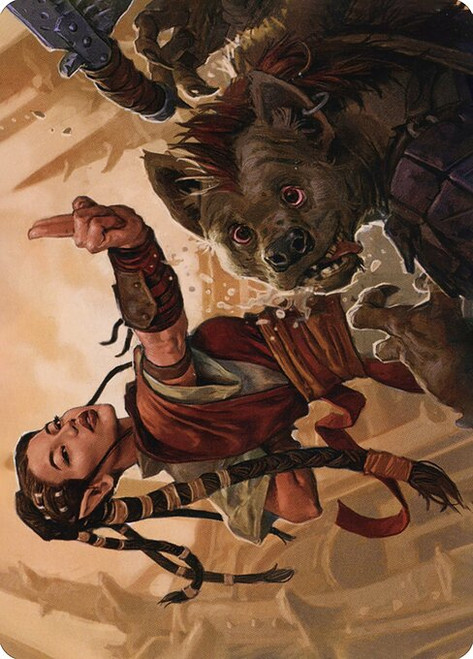 Half-Elf Monk // Half-Elf Monk (AAFR) (Borderless) (#28)