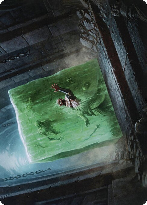 Gelatinous Cube // Gelatinous Cube (AAFR) (Foil) (Borderless) (#7)