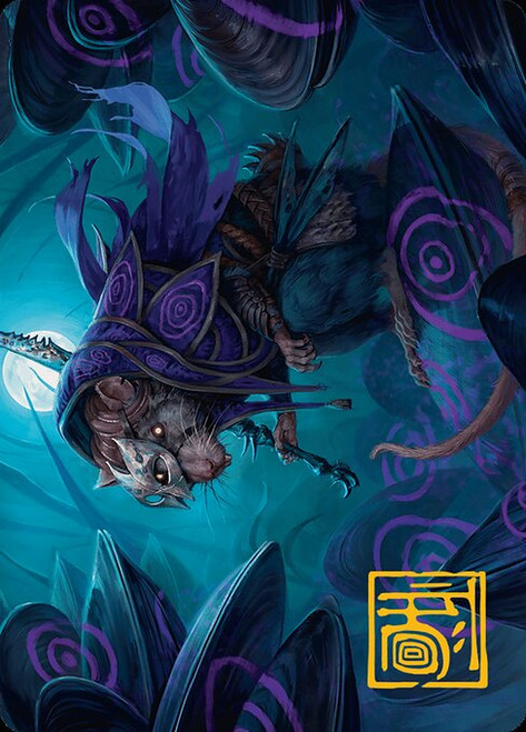 Nightwhorl Hermit // Nightwhorl Hermit (ABLB) (Foil) (Borderless) (#10)